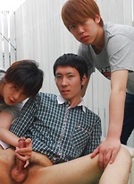 Asian twink tests his ass by Japan Boyz