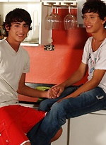 Federico and Alejandro fucking in a kitchen by Young Hot Latinos