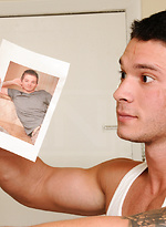 2 studs in hardcore action on a black sofa by Men