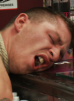 A stud wants to be a whore in a sex shop. by Bound in Public