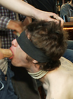 A furry gets beaten and gang fucked at a public bar. by Bound in Public