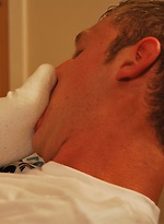 Sweaty sock-sniffer gets his just rewards by Staxus