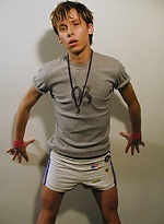 Extremely fit Kamil stroking his very hard cock. by BF Collection