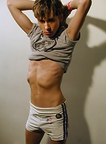 Extremely fit Kamil stroking his very hard cock. by BF Collection