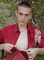 Cute twink Franky busts a big nut outdoors. by BF Collection