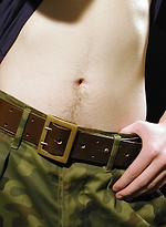 Sexy Adam Rogers peels off his camouflage pants. by BF Collection