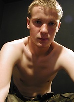 Sexy Adam Rogers peels off his camouflage pants. by BF Collection
