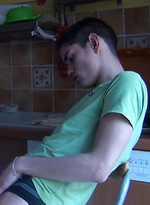 Max and Brian Flip Flop in the kitchen. Warm front! by French Dudes