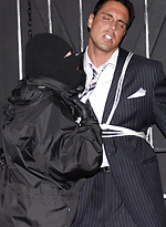 Marcello lives out his kipnap fantasy and gets a wet blowjob from masked man by With Marcello With Marcello