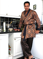 Hunky Marcello makes his own cream with his morning coffee by With Marcello With Marcello
