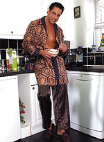 Hunky Marcello makes his own cream with his morning coffee by With Marcello With Marcello
