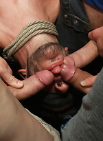 Naked ripped stud gets humiliated and used in a crowded public bar. by Bound in Public With Adam Herst