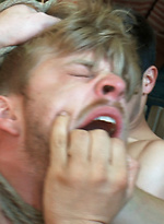 Logan Stevens is turned into a sex slave at a campground by Bound in Public With Christian Wilde