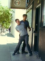 Innocent man is taken into a porn shop and turned into a sex slave. by Bound in Public