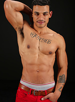Rodrigo wanking off his dick by ChaosMen