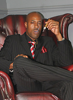 Smoking hot gay black man takes off his suit pants and plays with his cock by With Marcello