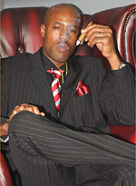 Smoking hot gay black man takes off his suit pants and plays with his cock by With Marcello