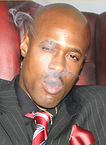 Smoking hot gay black man takes off his suit pants and plays with his cock by With Marcello