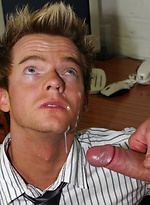 Cute office guy forced to take a cock to impress the boss by With Marcello