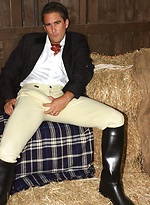 Horse riding gets this hot gay rider so turned on he masturbates in the stables by With Marcello