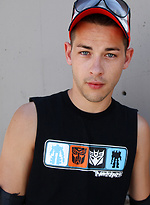 Tim Loux strips down on my rooftop by Bentley Race