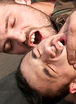 Dude gets tied up & spanked & fucked by Gay WarGames