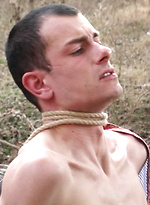 Skinny boy gets tied & forced to fuck by Gay WarGames