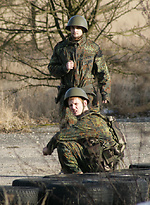 Boy gets punished by two soldiers by Gay WarGames