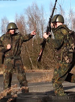 Boy gets punished by two soldiers by Gay WarGames