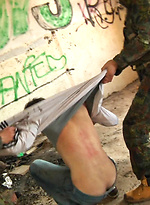 Boy gets punished by two soldiers by Gay WarGames