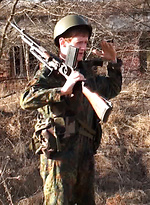 Boy gets punished by two soldiers by Gay WarGames