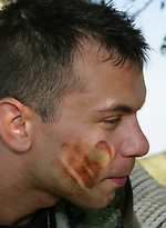Dude gets tied up and fucked by Gay WarGames