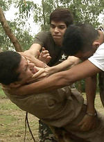 Twink gets tied up & forced to suck! by Gay WarGames