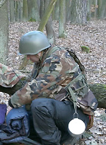Hunted gay gets humiliated by Gay WarGames
