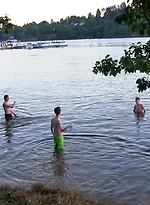 Twink gets two uncut cocks at same time by Czech Hunter