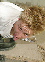 Blond twink gets abused by Gay WarGames