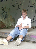 Blond twink gets abused by Gay WarGames