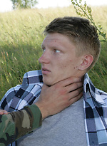Lovely boy forced to fuck by Gay WarGames