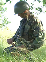 Lovely boy forced to fuck by Gay WarGames