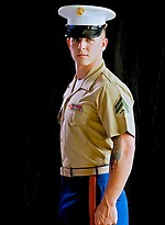 Marine Brian\'s Uniformed Solo by Active Duty