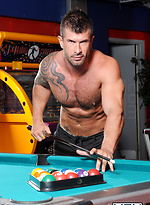 Two hunks play pool then fuck! by Men