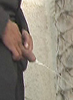 Fetish lover Marcello sniffs his dirty sock whilst wanking, before pissing outdoors by With Marcello With Marcello