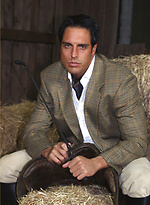 Marcello dressed in full riding suit masturbating in the stables by With Marcello With Marcello