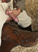 Marcello dressed in full riding suit masturbating in the stables by With Marcello With Marcello