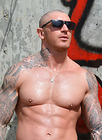 Musculled hunk gets uncut cock! by Stag Homme With Francesco DMacho