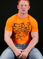 Red-haired boy Jordan jacking off by ChaosMen
