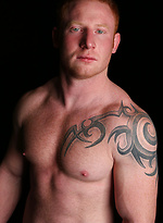 Red-haired boy Jordan jacking off by ChaosMen