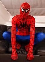 Staxus - Gang Bang: Dick Smolderingly Hot Threesome As Spiderman Fucks & Creams Two Horny Twinks! by Staxus With Milan Sharp,Kamyk Walker