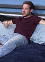 Dark haired boy Toby wanking off his dick by ChaosMen