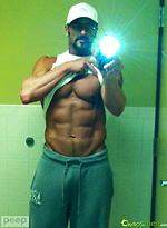 Muscular guy plays with his cock & cums by ChaosMen